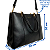 Bolsa Feminina Grande Transversal Veryrio Original - Angers Preta - Imagem 3