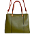 Bolsa Feminina Grande Transversal Veryrio Original - Angers Verde - Imagem 5