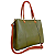 Bolsa Feminina Grande Transversal Veryrio Original - Angers Verde - Imagem 6
