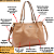 Bolsa Grande Transversal Chenson Original 3484661 – Pagosa Marrom Café - Imagem 2