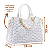 Bolsa Chenson Original Elegance Luxo com Chaveiro Espelho 3485083 – Aspen 2 Off Branca - Imagem 4