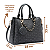 Bolsa Chenson Original Elegance Luxo com Chaveiro Espelho 3485083 – Aspen 2 Preta - Imagem 4