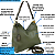 Bolsa Saco Grande Espaçosa Lançamento Nova Coleção Veryrio - Nantes Verde - Imagem 2