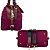 Bolsa de Nylon Média Baú Veryrio Premium VR3743 - Versalhes Vinho - Imagem 10