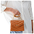 Bolsa Feminina Pequena Matelassê Transversal Lateral - Itália Caramelo Marrom - Imagem 4