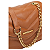 Bolsa Feminina Pequena Matelassê Transversal Lateral - Itália Caramelo Marrom - Imagem 6