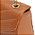 Bolsa Feminina Pequena Matelassê Transversal Lateral - Itália Caramelo Marrom - Imagem 8