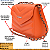 Bolsa Feminina Pequena Matelassê Transversal Lateral - Itália Laranja - Imagem 2