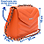 Bolsa Feminina Pequena Matelassê Transversal Lateral - Itália Laranja - Imagem 3