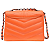 Bolsa Feminina Pequena Matelassê Transversal Lateral - Itália Laranja - Imagem 8