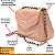 Bolsa Feminina Pequena Matelassê Transversal Lateral - Itália Nude Bege - Imagem 2