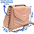 Bolsa Feminina Pequena Matelassê Transversal Lateral - Itália Nude Bege - Imagem 3
