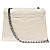 Bolsa Feminina Pequena Matelassê Transversal Lateral - Itália Off White Branca - Imagem 9