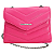 Bolsa Feminina Pequena Matelassê Transversal Lateral - Itália Rosa Pink - Imagem 1