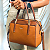Bolsa Veryrio Tipo Baú de Luxo Transversal e de Mão – Ávila Marrom - Imagem 4