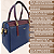 Bolsa Veryrio Tipo Baú de Luxo Transversal e de Mão – Ávila Azul Marinho - Imagem 3