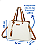 Bolsa Grande Transversal com Divisórias Veryrio VR3472 - Glenoble Branca - Imagem 4