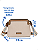 Bolsa Pequena Tiracolo Veryrio Original VR3475 - Toulouse Bege - Imagem 4