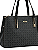 Bolsa Feminina Grande Chenson Original Elemento Gráfico 3485285 Greenlay3 Preta - Imagem 5