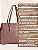 Bolsa Feminina Grande Chenson Original Elemento Gráfico 3485285 Greenlay3 Rose - Imagem 3