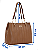 Bolsa Feminina Chenson Textura Waves 3485319 Grande de Ombro Boone Café Marrom - Imagem 4