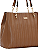 Bolsa Feminina Chenson Textura Waves 3485319 Grande de Ombro Boone Café Marrom - Imagem 5