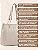 Bolsa Feminina Chenson Textura Waves 3485319 Grande de Ombro Boone Off White - Imagem 3