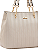 Bolsa Feminina Chenson Textura Waves 3485319 Grande de Ombro Boone Off White - Imagem 5