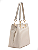 Bolsa Feminina Chenson Textura Waves 3485319 Grande de Ombro Boone Off White - Imagem 6