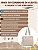Bolsa Feminina Chenson Textura Waves 3485319 Grande de Ombro Boone Off White - Imagem 9
