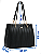 Bolsa Feminina Chenson Textura Waves 3485319 Grande de Ombro Boone Preta - Imagem 4