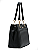 Bolsa Feminina Chenson Textura Waves 3485319 Grande de Ombro Boone Preta - Imagem 6