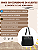 Bolsa Feminina Chenson Textura Waves 3485319 Grande de Ombro Boone Preta - Imagem 9