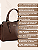 Bolsa Transversal Média com Divisórias Feminina Chenson Original Delicado 3485279 - Marrom - Imagem 3