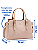 Bolsa Transversal Média com Divisórias Feminina Chenson Original Delicado 3485279 - Rosa - Imagem 4