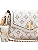 Bolsa Feminina Chenson Monograma Elemento Gráfico 3485390 - Off White Branca - Imagem 5