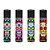 Isqueiro Clipper Grande - Colorful Skulls (Caveira Mexicana) - Imagem 1