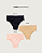 Kit 3 Calcinhas Pós Parto Tanga Sem Costura Leve Compressão Plus Size - Imagem 7