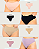 Kit 4 Calcinhas Pós Parto Tanga Sem Costura Leve Compressão - Zee Rucci - Imagem 2