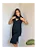 Vestido Midi de Amamentar Preto - Imagem 1