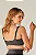 Sutiã Amamentação sem Bojo com Alça Reforçada Plus Size - Preto - Imagem 3