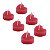 VELAS AROMÁTICAS CORAÇÃO 06 UNIDADES - Imagem 1