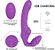 VIBRADOR NANA DE PONTO G DUPLO STRAPLESS - RECARREGÁVEL - COM CONTROLE - Imagem 3