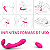 VIBRADOR NANA DE PONTO G DUPLO STRAPLESS - RECARREGÁVEL - COM CONTROLE - Imagem 2
