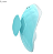 VIBRADOR DE CALCINHA COM CONTROLE SEM FIO - RECARREGÁVEL / PLEASURE - AZUL - Imagem 2