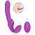 VIBRADOR DUPLO DE PONTO G - STRAPLESS (RECARREGÁVEL + CONTROLE) - Imagem 1