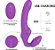 VIBRADOR DUPLO DE PONTO G - STRAPLESS (RECARREGÁVEL + CONTROLE) - Imagem 3