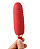 VIBRADOR DE PONTO G E CLITORIS - LINGUA / VAI E VEM - ROSA RECARREGÁVEL - Imagem 3