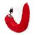 PLUG ANAL COM RABO RAPOSA DE PELÚCIA - TAMANHO: M - VERMELHO - Imagem 3