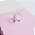 Argola Clique 14mm Cravejada Zirconias Prata 925 - Imagem 1
